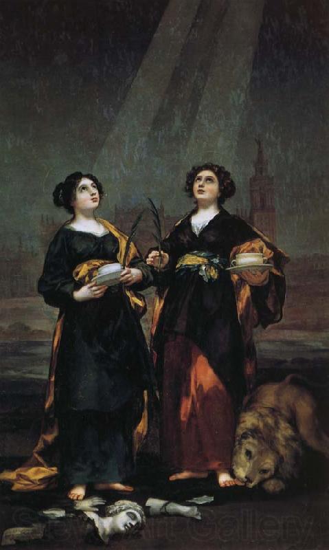 Francisco Goya Saints Justa and Rufina Germany oil painting art